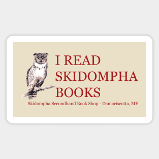 I Read Skidompha Secondhand Books Magnet